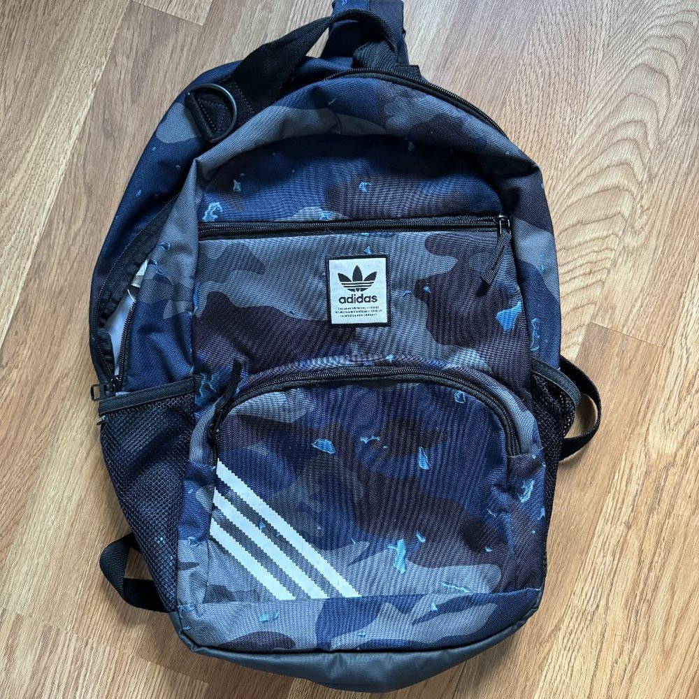 Adidas Originals Navy Blue Camo Backpack